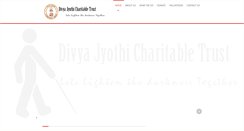 Desktop Screenshot of divyajyothitrust.org